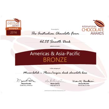 Chocolate bronze award